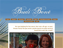 Tablet Screenshot of budibone.com